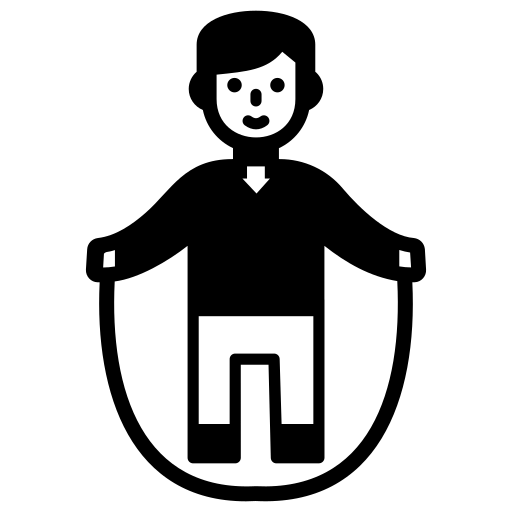 man jump rope thick (add bullets in line and 8)