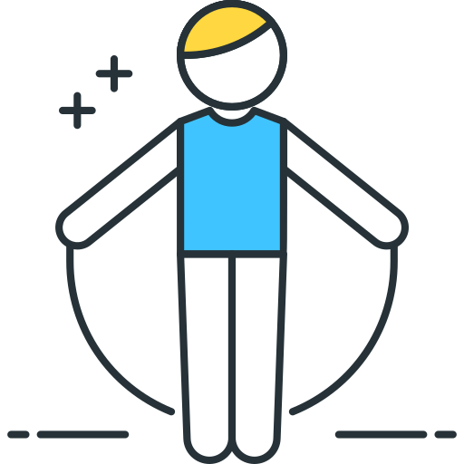 person jumping rope at night
