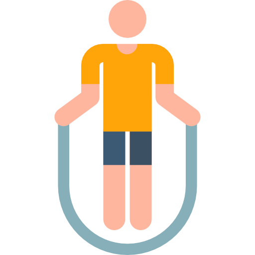 man jumping-rope thick
